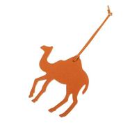 FUNNETOYU PU Camel Pendant Bag Charm Middle Eastern Style Hanging Decoration for Women Unique Animal Pattern Keychain Accessory Elegant PU Leather Bag Ornament