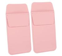 FUNNETOYU Pu Leather Nurse Pen Pouch 2pcs, Small Portable Pen Sleeves Pocket Protector for Doctors and Nurses, Multi-Function Storage Organizer for Medical Work and Daily Use