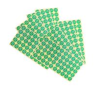 FUNNETOYU Qcpass Quality Control Stickers 20mm Round Adhesive Passed Labels 750pcs Set for Inspection and Warehouse Inventory Marking