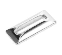 FUNNETOYU Rectangle Coin Slot Frame for Game Console Token Entry, Stainless Steel Drop Slot for Gaming Machines, Coin Storage Accessory for Fighting Game Cabinets