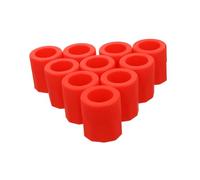 FUNNETOYU Red Silicone Shot Glass Ice Molds Flexible DIY Ice Cups for Vodka Whiskey Party Use Easy Release Molds for Sugar Paste Chocolate Fondant and Craft