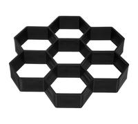 FUNNETOYU Reusable Garden Paving Concrete Mould Hexagon Shape Easy to Use Pp Material Artistic Style Cement Moulds for Walkways and Garden Path Paving