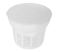 FUNNETOYU Reusable Yogurt Strainer with Lid Fine Mesh Filter for Homemade Greek Yogurt Whey Separator and Easy to Clean Milk Strainer Tool
