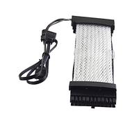 FUNNETOYU Rgb Extension Power Supply Cable Sleeved Atx Motherboard Cable Argb Sync Power Cord for Stable Performance and Easy Installation for Computer DIY Enthusiasts