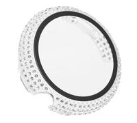 FUNNETOYU Rhinestone Inlaid Protective Case for Pixel Watch Lightweight Anti-scratch Design Easy Installation Transparent Pc Shell Unique Sparkling Look for Daily Wear