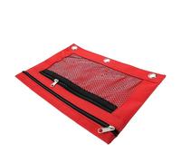 FUNNETOYU Ring Binder Pencil Case Oxford Cloth Pencil Bag Blinder Pocket Binder Pen Pouch File Storage Bag for Women Girls Boys