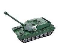 FUNNETOYU Rotatable Turret Tank Model Simulation War Decoration Realistic Design for Boys for Play Display