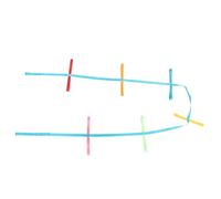 FUNNETOYU Safety Walking Rope Lightweight Polyester Anti-Lost Traction Leash for Preschool Outdoor Use with Bright Colors and Reinforced Stitching
