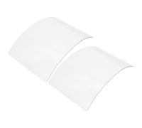 FUNNETOYU Sandblasting Mask Lens Protective Cover for Efficient Protection and Easy Replacement 2pcs 2mm Glass for Sandblasting and Cutting Operations