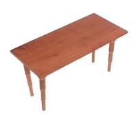 FUNNETOYU Scale Dollhouse Furniture for Mini Kitchen Playhouse Sturdy Build Authentic Cherry Wood Model for Educational Imaginative Play