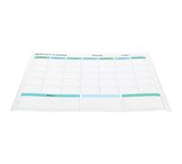 FUNNETOYU Self-Adhesive PVC Dry Erase Wall Planner Board for Monthly and Weekly Planning, Easy to Stick Non-Magnetic Whiteboard for Office Projects, Meal Planning, Teachers and Students