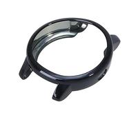 FUNNETOYU Shockproof Tpu Protective Case Compatible with Garmin Smartwatch Black Flexible Plated Shell Yellowing Scratch Resistant Cover with Precise for Fitness Tracking