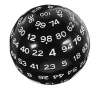 FUNNETOYU Sided Polyhedral Game Dice Smooth Spherical Design Engraved Numbers Practical Rpg Teaching Board Games Dice for Role-playing and Math Fun