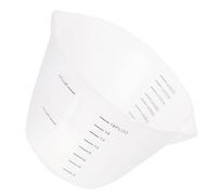 FUNNETOYU Silicone Measuring Cup with Dual Spouts for Precise Liquid and Solid Measurement Practical Kitchen Baking Tool with Non Fading Scale Easy to Clean Soft Material for Home Cooking