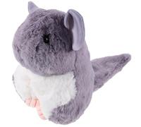 FUNNETOYU Soft Plush Hamster Cute Stuffed Animal Pillow Doll for Home Decor Adorable Chinchilla Plush Cushion for Birthday Christmas and Festival Gifts