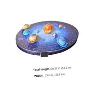 FUNNETOYU Solar System Puzzle Planets Model for Adults Paper Material Space Jigsaw for Hand-eye Coordination and Color Recognition Educational Planetary Puzzle Game