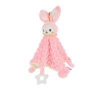 FUNNETOYU Soothing Towel for Year Olds Adorable Plush Animal Shape Chewable Safe Material Soft Saliva Cloth for Comfort and Visual Development