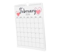 FUNNETOYU Spiral Wall Calendar with Binding Monthly Planner From July to June for Office Schedule Planning Sturdy Hanging Coil Design User Friendly Layout for Daily Task Organization