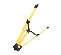 FUNNETOYU Spirit Level Tripod Holder with Yellow Vial Height Steel Gauge Support for Surveying Nylon Rods Load Capacity Extension Stand for Precision Leveling