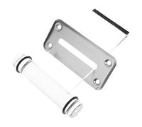 FUNNETOYU Stainless Steel Bill Slot with Acrylic Insert Board for Poker Game Table Accessories, Easy to Store and Operate, Silver Coin Entry Frame Suitable for Casinos and Poker Games