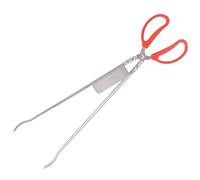FUNNETOYU Stainless Steel EEL Tong Crab Clamp Outdoor Sea Fishing Tool Skid Handle Resistant Lobster Gripper for Safe Catching Fish Shrimp Crabs
