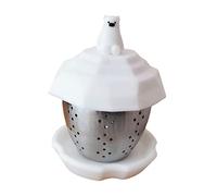 FUNNETOYU Stainless Steel Floating Tea Infuser Decorative Strainer Cute Easy to Clean Tea Filtering Tool at Home Restaurant