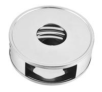 FUNNETOYU Stainless Steel Hollow Teapot Warmer with Candle Base for Heating and Heat Preservation Tea Pot Heater for Tearoom Use and Tea Enthusiasts