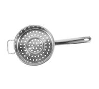 FUNNETOYU Stainless Steel Kitchen Colander Spoon with Ergonomic Handle Multi Functional Slotted Strainer for Cooling Shrimp Fish Noodles and Rice Soup Capacity Portable Cooking Tool for Home
