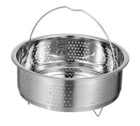 FUNNETOYU Stainless Steel Steamer Basket for Pot Multi-use Vegetable and Dumpling Steaming Stand with Even Heat Distribution Thickened Material Suitable for Rice Cooker and Kitchen Cooking