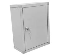 FUNNETOYU Stainless Steel Wall-mounted Suggestion Box Lockable Donation and Letter Collection Container for Office Meeting Indoor Outdoor Use