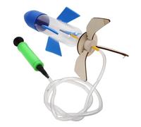 FUNNETOYU Stem Rocket Educational DIY Space Rocket Launcher for Outdoor Water Spray Science Experiment Fun Creative Building Game Random Color