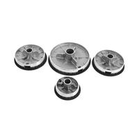 FUNNETOYU Stove Accessories Caps for Stove Double Burner Electric Cooktop Flame Cap Replacement Burner Covers Portable Cooker Hat Set