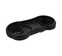 FUNNETOYU Stroller Cup Holder Snack Tray for Stroller Universal Tray Food Plate Snack Holder Black Abs