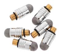 FUNNETOYU Stylus Pen Tips Enhanced Precision and Reliability 6pcs Replacement with Fiber Material Capacitive Pen Tips and M5 External Thread, Silver for Tablets and Touch Devices