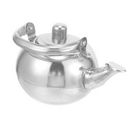 FUNNETOYU Thickened Stainless Steel Teapot with Strainer Tea Kettle for Home Use Infuser Pot for Loose Leaf Tea Easy to Clean and Ceramic Stove