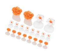 FUNNETOYU Toe Separators for Pedicure, Silicone Toe Dividing Tool, 16Pcs Toe Divider for Nail Art Salon and Pedicure, Practical Spacers to Avoid Coloring Mistakes, 3x2.2cm/1.2x0.9in