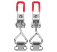 FUNNETOYU Toggle Clamp Latch 2pcs Hardware Security Home and Shop and Adjustable Stainless Steel Door Lock Bolt with High Wear Resistance Easy Installation, Heavy Duty