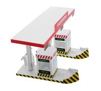 FUNNETOYU Toll Station Toys Plastic Highway Exploration Educational Playset for Boys and Girls Boy Fun Adventure Traffic Model