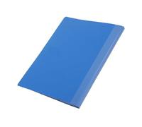 FUNNETOYU Transparent Art Portfolio Folder with Clear Pockets Lightweight Document Display Binder for Artists and Blue File Storage Organizer with Visible Vertical Sleeves for Easy Access