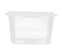 FUNNETOYU Transparent Slow Cooker Container for Sous Vide and Meal Prep Ergonomic Grip Household Cooker Storage Case Multi Purpose Food Storage Box for Low Temperature Cooking