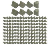 FUNNETOYU Triangle Fast Polishing or Silicon Carbide Ceramic Abrasive Fine Buffing, Lightweight Tumbling Media in Suitable for Shells and Artificial Crystal Agate Home Factory Use