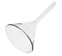 FUNNETOYU Triangle Feeding Funnel Thickened Glassware for Analytical Chemistry Lab Use Reusable Solid and Liquid Transfer Tool for Chemical Experiments Hand Washable and Environmentally