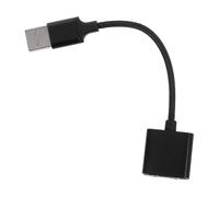 FUNNETOYU Usb Audio Adapter with Dual Headphone Microphone Functionality External Sound Card Converter for Pc Laptop Mobile Devices and Play Design Compatible with Various Systems