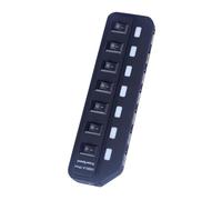 FUNNETOYU USB Hub Adapter Multi-port Expansion Dock with Overload Protection for Laptop Computer Accessories Compatible with Keyboard Mouse USB Drive Smartphone