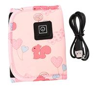 FUNNETOYU USB Newborn Bottle Warmer Portable Milk Heating Cover with Temperature Convenient for Home Travel USB Interface for Easy Charging for Feeding Random Color