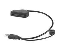 FUNNETOYU USB to Adapter Cable for Hard Drive USB Data Cord with Dual Indicator Lights No Driver Needed Compatible with Laptop and Computer Supports Auxiliary Power for Stable Connection