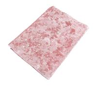 FUNNETOYU Velvet Cloth Book Cover Protector for Notebooks Decorative Tear Resistant Sleeve with Foil Star Moon Print Reusable Book Protector for Textbooks and Diaries