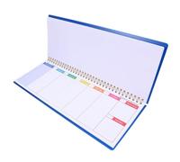 FUNNETOYU Weekly Planner Habit Tracker Tear-Off Sheets Spring Bound for School Work and Appointments Weekly Desk Organizer Notepad
