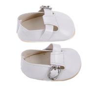 FUNNETOYU White Doll Shoes with Bow Detail for Dress Up Compatible with American Dolls Point Styles and Versatile Pageant and Casual Shoe Accessories