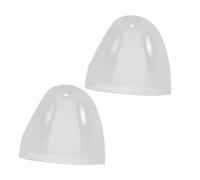 FUNNETOYU Wide Neck Milk Bottle Caps and Feeding Bottle Lids for Babies, Plastic Replacement Sealing Covers, Dustproof Screw Caps Suitable for Travel and Family Use, 2pcs